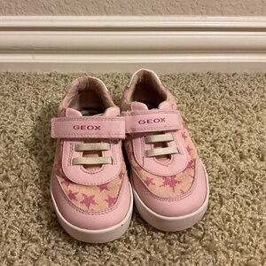 Girl Pink Geox Star Shoe